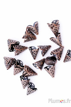 Capuchons de finition - 1.5 cm x 2 cm - cuivre