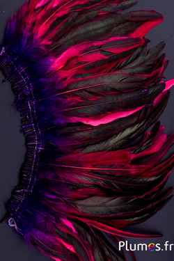 Guirlande plume pink